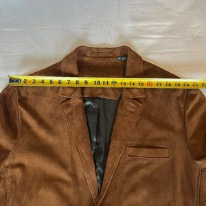 Suede Leather Blazer men's 46R - NWOT